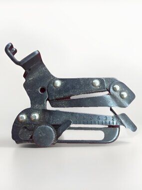 Vintage Singer Sewing Machine 35931 Low Shank Adjustable Hemmer Foot Black USA